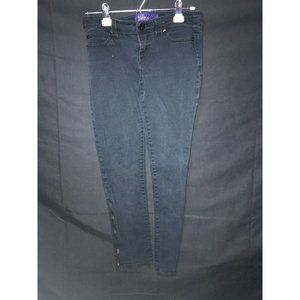 Mily Cyrus Max Azria Zippered Ankle Black Jeans Womans Size 11